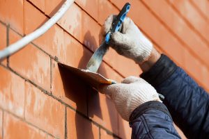 tuckpointing brick foundation